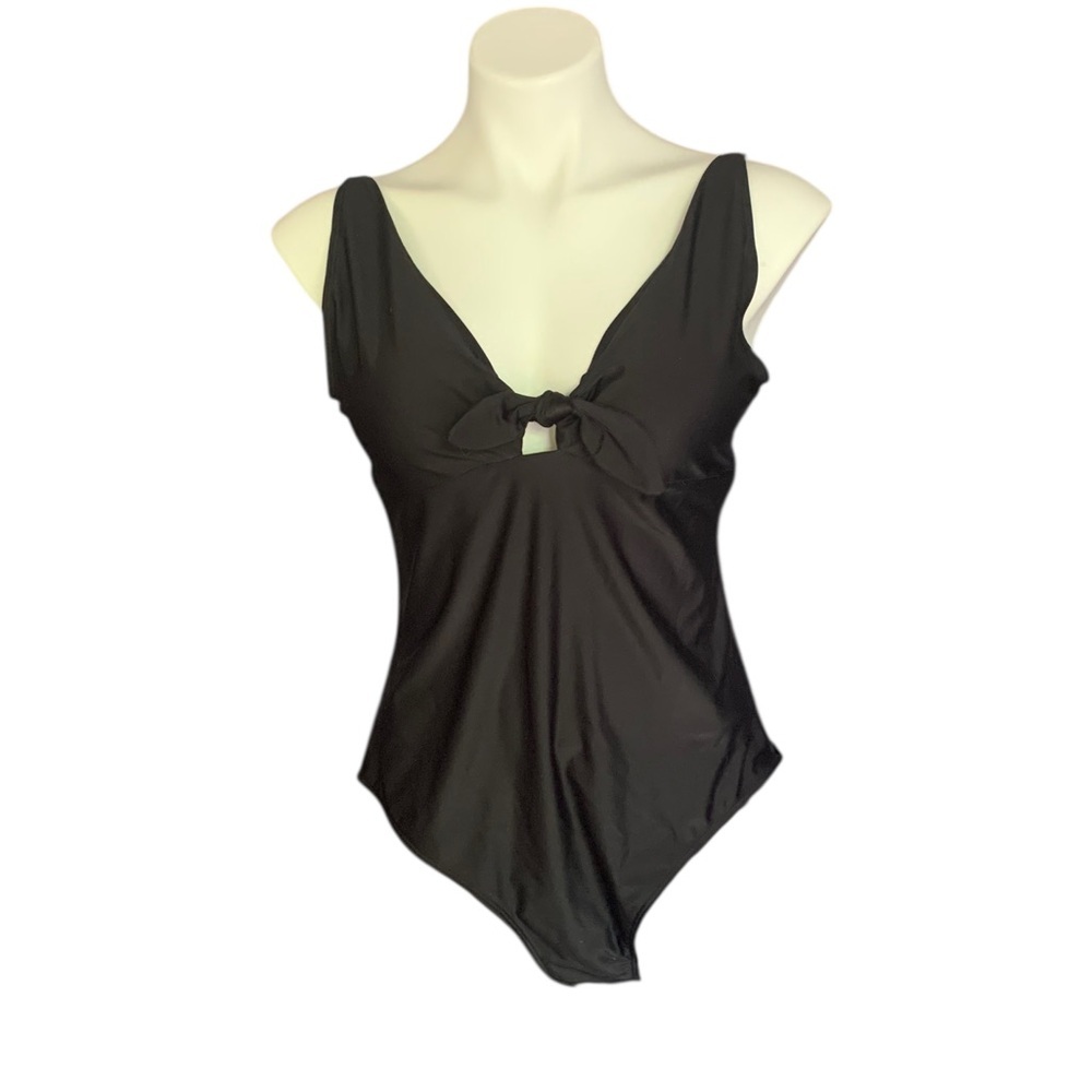 Summersalt Jet Setter One Piece Black Adjustable Straps Sz 12